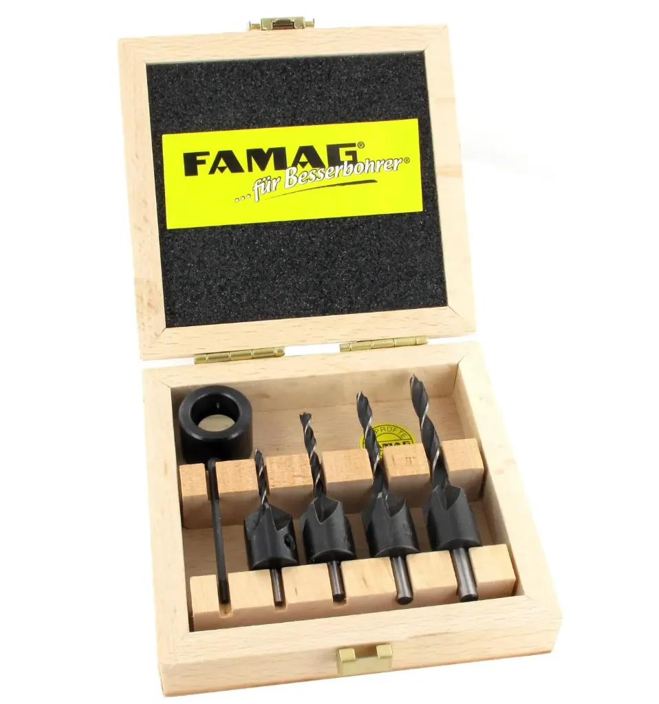 FAMAG Bohrer-Senker-Satz 5-teilig