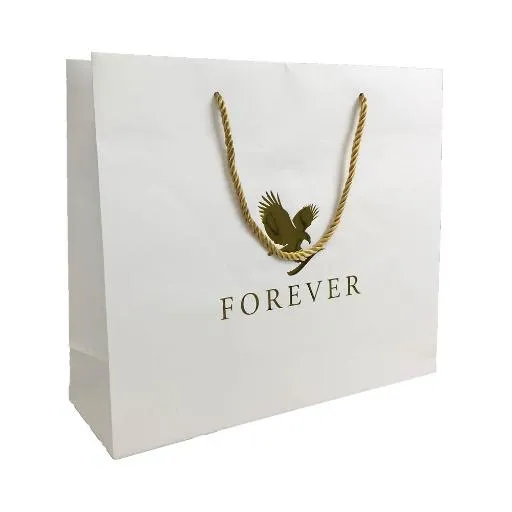 Geschenktasche weiß groß 